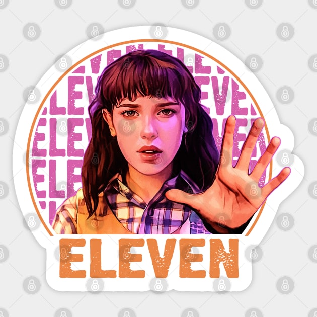 Eleven Stranger Things! Sticker by ActiveNerd